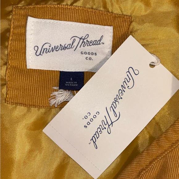 Universal Thread Mustard Corduroy Jacket - Picture 11 of 12
